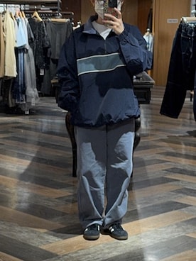 「アイテム（チノパンツ）」を使った、hamboboさん（レディース・153cm）の秋コーディネート