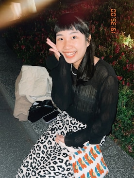 「NET（ネット）のアイテム（バッグ）」を使った、33さん（レディース・157cm）の夏コーディネート