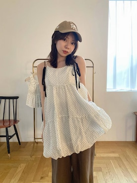 「Heather（ヘザー）のアイテム」を使った、Yukiさん（レディース・149cm）の春コーディネート