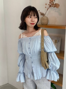 「Heather（ヘザー）のアイテム」を使った、Yukiさん（レディース・149cm）の夏コーディネート