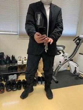 「DSQUARED2（ディースクエアード）のアイテム（テーラードジャケット）」を使った、柏屋さん（メンズ・173cm）の春コーディネート