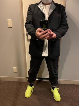 「COMME des GARCONS HOMME（コム デ ギャルソン・オム）のアイテム（ジャケット/アウター）」を使った、柏屋さん（メンズ・173cm）の春コーディネート