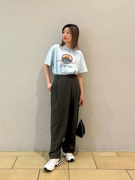 「PHILIPPE AUDIBERT（フィリップ オーディベール）のアイテム（バングル/リストバンド）」を使った、竹口（takeguchi）さん（レディース・159cm）の春コーディネート