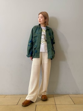 「ROTHCO（ロスコ）のアイテム」を使った、竹口（takeguchi）さん（レディース・159cm）の春コーディネート