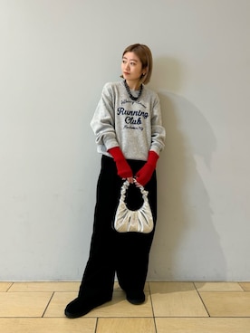 「ベーシック/トラッド」｜「アイテム（スリッポン）」を使った、竹口（takeguchi）さん（レディース・159cm）の秋コーディネート
