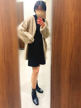 「Per sist ence（パーシエンス）のアイテム（トップス）」を使った、マホさん（レディース・159cm）の冬コーディネート