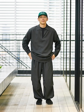 「marka（マーカ）のアイテム（トップス）」を使った、tatsuyaushiさん（メンズ・173cm）の夏コーディネート