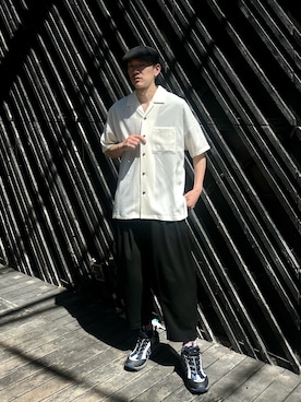 「ATTACHMENT（アタッチメント）のアイテム」を使った、tatsuyaushiさん（メンズ・173cm）の春コーディネート