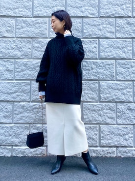 shimakoさん（レディース・159cm）の冬コーディネート