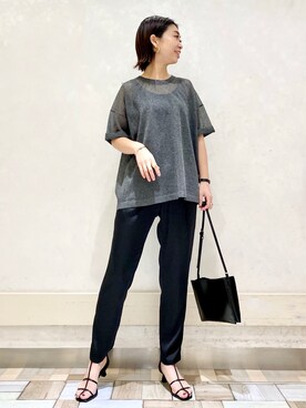 「Rougevif」｜「アイテム（アナログ腕時計）」を使った、shimakoさん（レディース・159cm）の夏コーディネート
