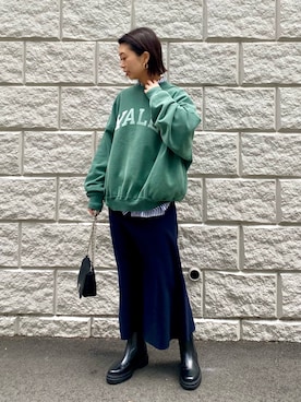 shimakoさん（レディース・159cm）の冬コーディネート