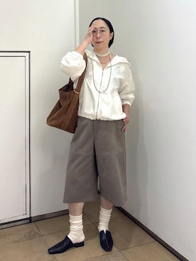 azukiさん（レディース・154cm）の春コーディネート