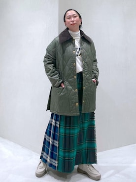 「Americana」｜「アイテム（ハンドバッグ）」を使った、azukiさん（レディース・154cm）の秋コーディネート
