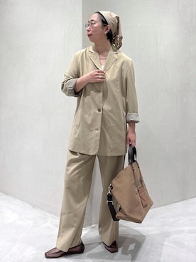 azukiさん（レディース・154cm）の春コーディネート