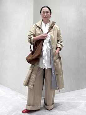 azukiさん（レディース・154cm）の冬コーディネート