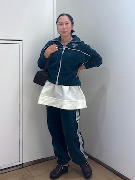 「クリーミーコットン」｜azukiさん（レディース・154cm）の冬コーディネート