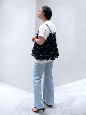 azukiさん（レディース・154cm）の春コーディネート