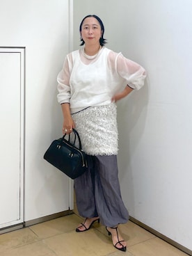 azukiさん（レディース・154cm）の夏コーディネート