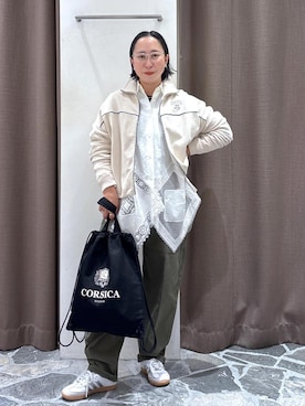 azukiさん（レディース・154cm）の冬コーディネート