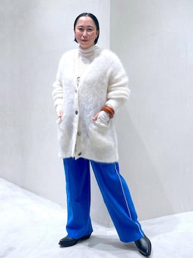 「モヘヤ」｜azukiさん（レディース・154cm）の冬コーディネート