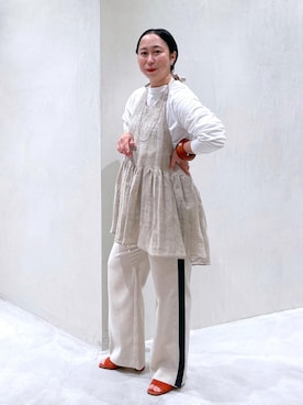 azukiさん（レディース・154cm）の春コーディネート