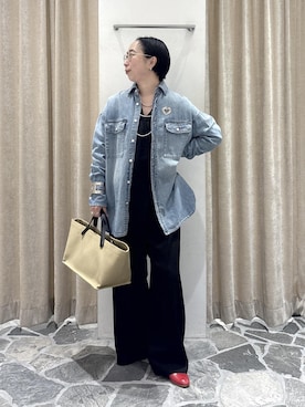 azukiさん（レディース・154cm）の冬コーディネート