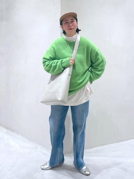 azukiさん（レディース・154cm）の冬コーディネート