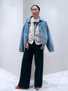 azukiさん(レディース・154cm)の冬コーディネート