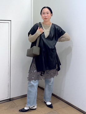 azukiさん（レディース・154cm）の秋コーディネート