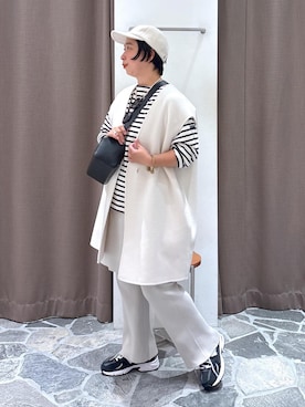 「アイテム（帽子）」を使った、azukiさん（レディース・154cm・30代）の秋コーディネート