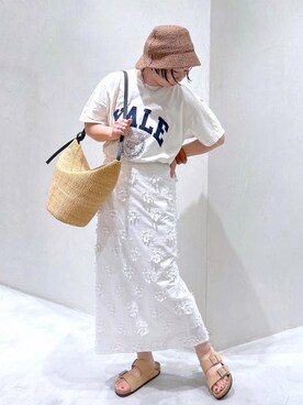 azukiさん（レディース・154cm）の春コーディネート