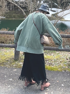 「ごきげんウィーク」｜「アイテム（ワンピース/ドレス）」を使った、　uiさん（レディース・156cm）の春コーディネート