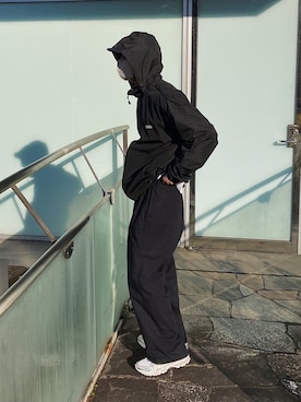 「Graphpaper（グラフペーパー）のアイテム（カーゴパンツ）」を使った、巽さん（メンズ・176cm）の秋コーディネート