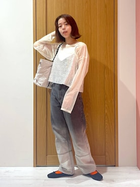 「アイテム（その他トップス）」を使った、Ayamiさん（レディース・158cm・20代）の夏コーディネート