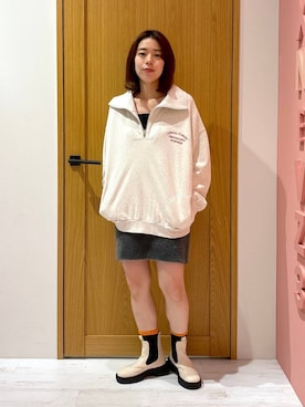 「BAYFLOW（ベイフロー）のアイテム（トップス）」を使った、Ayamiさん（骨格ナチュラル・レディース・158cm）の秋コーディネート