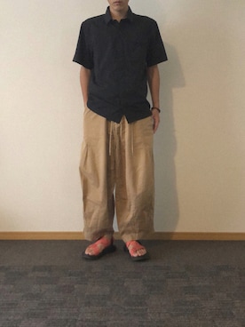「ARC'TERYX（アークテリクス）のアイテム（トップス）」を使った、raiさん（メンズ・168cm）の夏コーディネート