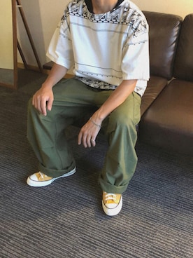 「チャックテイラー」｜「アイテム（その他）」を使った、raiさん（メンズ・168cm）の夏コーディネート