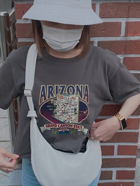 「韓国コーデ」｜「アイテム（腕時計）」を使った、링さん（レディース・148cm）の夏コーディネート
