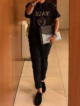 「Giab's（ジャブス）のアイテム」を使った、Kenji ☑️さん（メンズ・167cm）の夏コーディネート