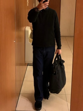 「THE NORTH FACE（ザノースフェイス）のアイテム（トートバッグ）」を使った、Kenji ☑️さん（メンズ・167cm）の秋コーディネート