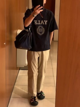 「ZANELLATO（ザネラート）のアイテム（バッグ）」を使った、Kenji ☑️さん（メンズ・167cm）の夏コーディネート