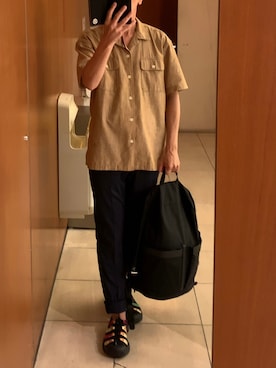 「Giab's（ジャブス）のアイテム」を使った、Kenji ☑️さん（メンズ・167cm）の夏コーディネート