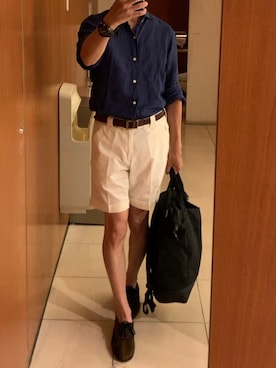 「Finamore（フィナモレ）のアイテム」を使った、Kenji ☑️さん（メンズ・167cm）の夏コーディネート