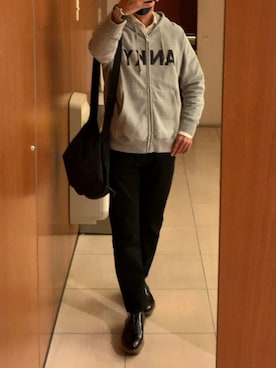 「PT（ピーティ）のアイテム（パンツ）」を使った、Kenji ☑️さん（メンズ・167cm）の秋コーディネート