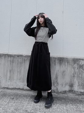 Figments_officialさん（レディース・161cm）の春コーディネート