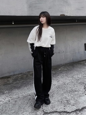 「ロンt」｜Figments_officialさん（レディース・161cm）の春コーディネート