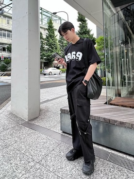 「Figments（フィグメンツ）のアイテム」を使った、Figments_officialさん（メンズ・178cm）の夏コーディネート