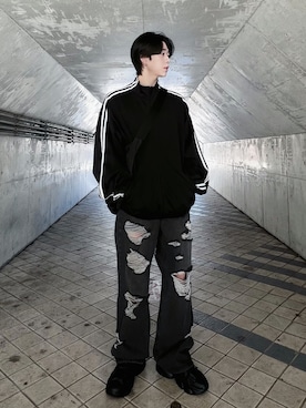 「Figments（フィグメンツ）のアイテム」を使った、Figments_officialさん（メンズ・178cm）の冬コーディネート