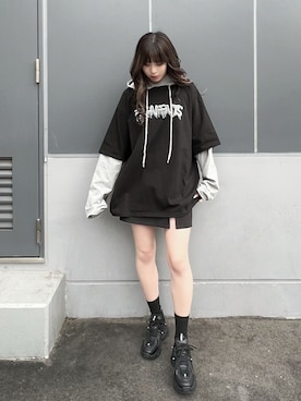 「アイテム（その他、シルバー系）」を使った、Figments_officialさん（レディース・161cm）の春コーディネート