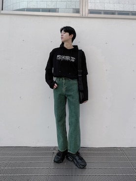 「Figments（フィグメンツ）のアイテム」を使った、Figments_officialさん（メンズ・178cm）の春コーディネート